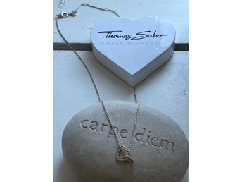 ThomasSabo diamant halsband Glam&Soul 375 roseguld & 925 silver . Nytt!