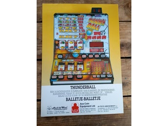 Thunderball spelautomat flyer