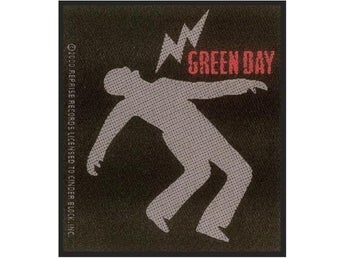 GREEN DAY - SHOCK. Tygmärke Officiellt från 2000 Samlarobjekt