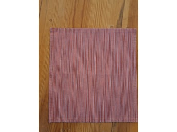 Duk i bomull m tryckta ränder 40 cm x 38 cm