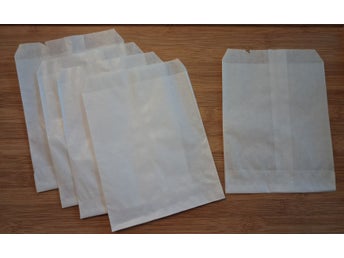 50 stycken Vita Godispåsar 14 x 18 cm