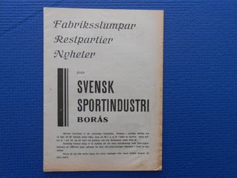 Katalog Svensk Sportindustri Borås