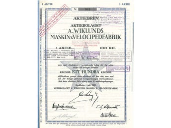 Wiklunds Maskin-& Velocipedfabrik, AB