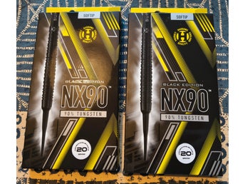 2st Harrow NX90 Black Edition dartset soft tip (20g)