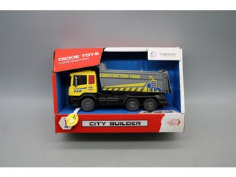 Dickie Toys City Builder Construction Team - Scania Lastbil med flak Ca 18 cm