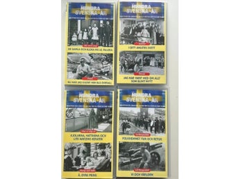 Hundra Svenska År - En Historisk Resa Genom Hela 1900-talet (4 VHS-band)