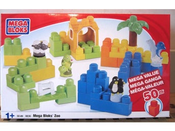 Mega Bloks 8836 - Zoo 50 bitar med Djur