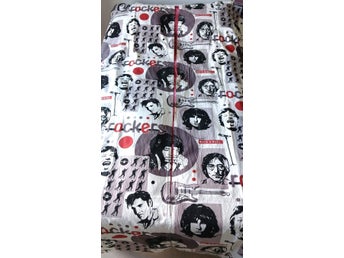 Rockiga gardinlängder; Jagger, Lennon, Hendrix, Elvis, Morrison. 234x65 cm