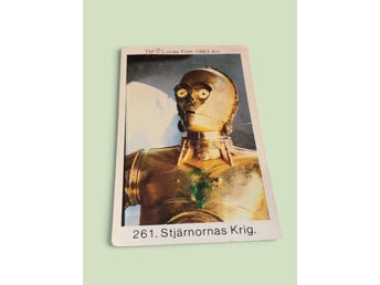 Samlarkort 261 Stjärnornas Krig C-3PO 1983