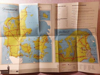 Karta Kobenhavn kanske från 1970 talet