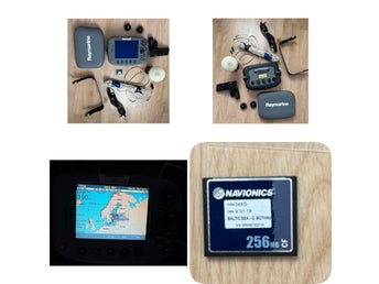 Raymarine A65 MFD +RS125 GPS-antenn+ Navionics Gold 24XG Baltic Sea Gulf Bothnia