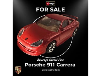 Burago Porsche 911 Carrera