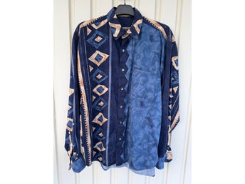 Donelli blå skjorta, storlek M/XL