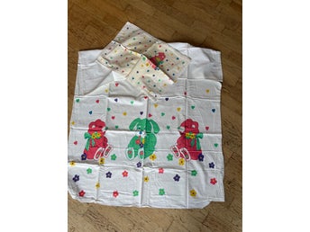 Retro påslakan barnsäng