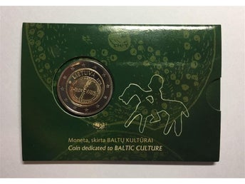2 euro coin in Blister - The Baltic culture – Lithuania, 2016