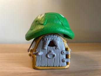 Smurfhus litet Schleich Peyo smurf