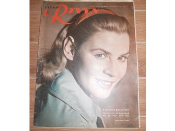 Vecko Revyn nr7 1957 Marianne Bengtsson omslaget, Judy Holliday, Fantomen