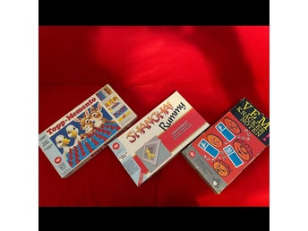 3 retrospel från alga: Topp-Memento, Shanghai Rummy och Vem Knäcker Nöten?