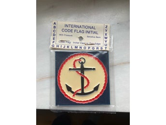 Märke Ankare från Skipper’s USA. Plast dubbelhäftande tejp
