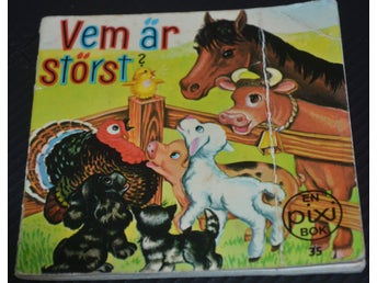 Äldre Pixibok Vem är störst?