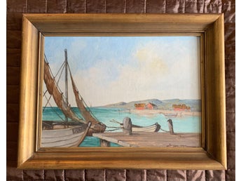 Tavla, olja på duk, Simon Dahl