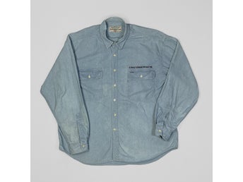 Levi’s jeansskjorta herr XL ljusblå vintage