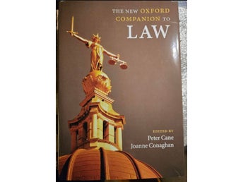 The New Oxford Companion to Law, Peter Cane