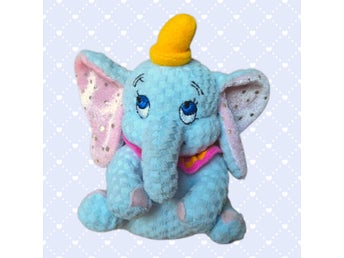 Y2K Disney Dumbo Mini Plysch Maskot Japan Nyckelring 12cm