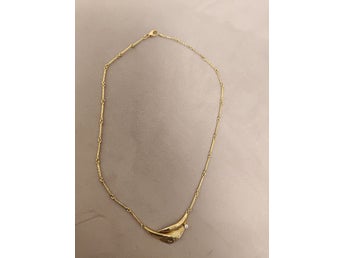 Guld Halsband 14k. 9,16g