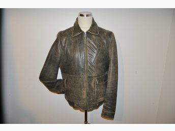 Cool Skinnpaj Brun Fuskskinn Skinnjacka Jacka S.. (352500840 Cool Skinnpaj Brun Fuskskinn Skinnjacka Jacka S.. (352500840
