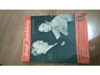 Svensk Damtidning 1955 nr 32 Drottning Desiree. Elsa Maxwell