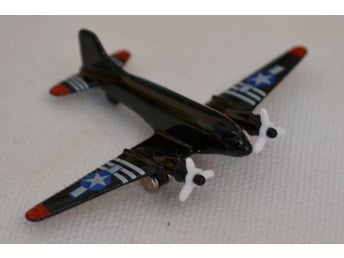 314 Clipper Svart Flygplan 5cm Andra Världskriget WW2 Propel