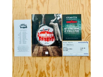 The Commitments – Souvenirprogram och biljett från Palace Theatre - 6/4 2014