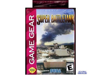 SUPER BATTLETANK GAME GEAR NYTT INPLASTAT