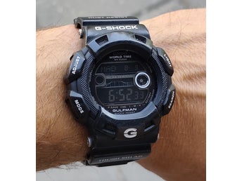 Äkta 2012 CASIO G-Shock „Gulfman“ GR-9110BW Tough Solar herrarmbandsur