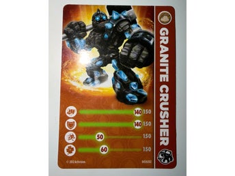Skylanders Giants - Granite Crusher figur och karaktärskort