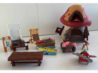 Smurfarna Svamphus Schleich Peyo + möbler, fordon & tillbehör Vintage