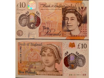 England Storbritannien 10 Pund 2020 P395b Sara John