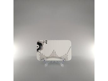Royal Copenhagen Sort Mega Riflet Serveringsbræt (15,5 cm)