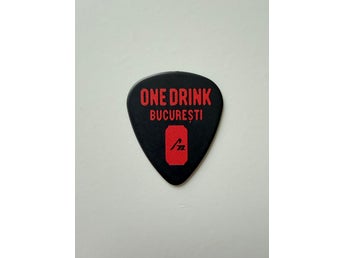Metallica - Officiellt plektrum 2026 - One Drink - Bucharest/Bucuresti - Rare