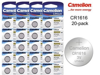 CR1616 20-pack Lithium batterier Camelion CR 1616 3V
