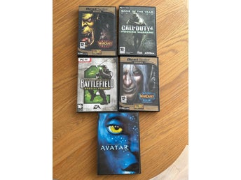 PC Spel - Warcraft, Call of Duty 4, Battlefield Special Forces, Avatar