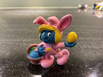 Schleich Smurf figur - Påskhare