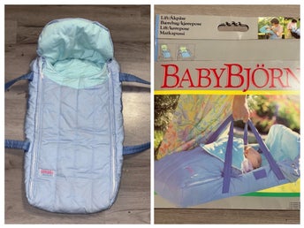Retro BABYBJÖRN mjuklift/åkpåse Ny i original förpackning FRI FRAKT