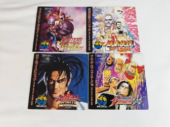 4Pack Manualler Neo Geo CD JAPANSK UTGÅVA