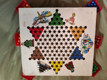 Vintage Retro Kinaschack brädspel
