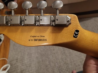 Fender Telecaster hals