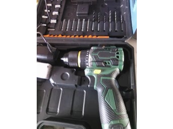 55N.M 10MM 23+1 vridmoment borstlös elektrisk slagborrmaskin kit, 2 hastigheter