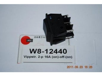 W8-12440 Vippströmbrytare 2-Pol