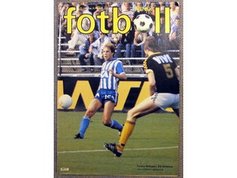 Svensk Fotboll 1981 Nr 10 IFK Göteborg Tommy Holmberg Glenn Hysén Idol-bild